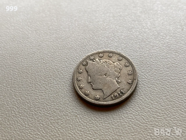 5 цента 1904, 1906, 1911, 1912 САЩ - LIBERTY, снимка 7 - Нумизматика и бонистика - 53208480