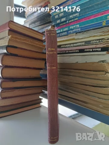 Нума Руместанъ. Парижки нрави - Алфонс Доде (1931, Луксозна изработка, Отлично състояние), снимка 2 - Специализирана литература - 55961712