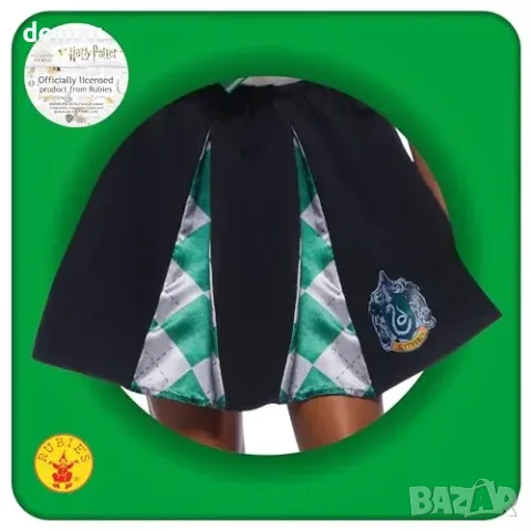 Костюм Rubies Harry Potter Slytherin за възрастни, пола и горнище, NS/Medium, снимка 7 - Други стоки за дома - 56228554