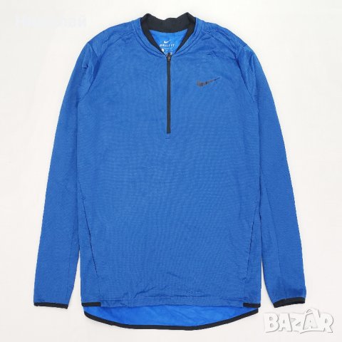 NIKE AH6267 Therma-Fit Dri-Fit Fleece Оригинално Мъжко Горнище Поларена Ватирана Блуза Размер L, снимка 5 - Блузи - 38619864