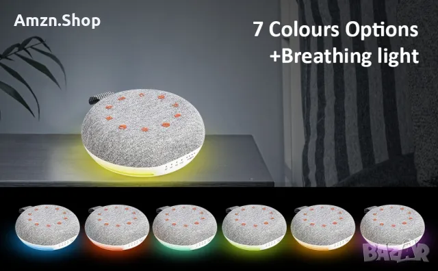 Преносима машина за бял шум за бебета 40 успокояващи звука за сън, снимка 4 - Други - 48622193