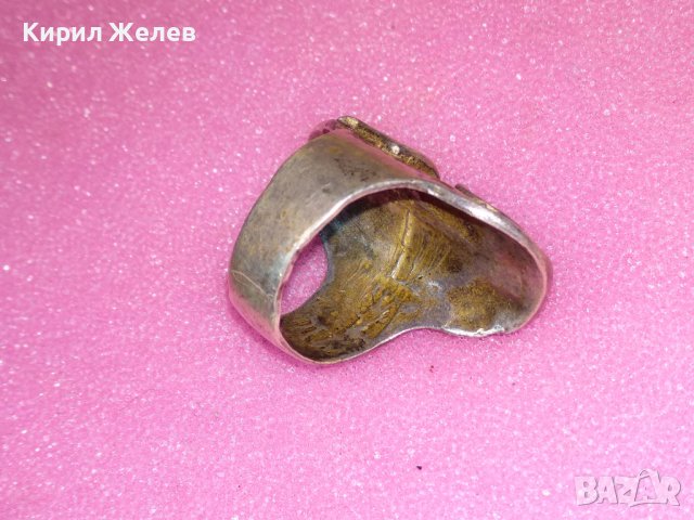 МАРКОВ ФИГУРАЛЕН СРЕБЪРЕН ПРЪСТЕН СРЕБРО 925 БИЖУ ХУДОЖЕСТВЕНА МАЙСТОРСКА РЪЧНА АРТ ИЗРАБОТКА 41956, снимка 16 - Пръстени - 44390901