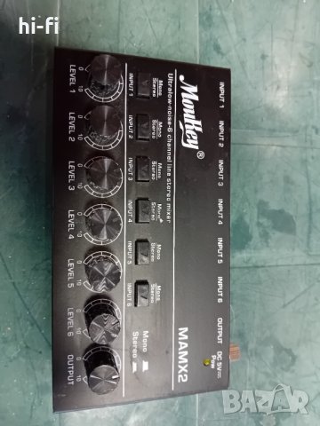 Линеен миксер за 6 микрофона, снимка 1