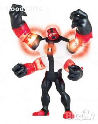 BEN 10 Светеща фигурка POWER UP Four Arms, Heatblast, Diamondhead, снимка 10 - Фигурки - 39949437