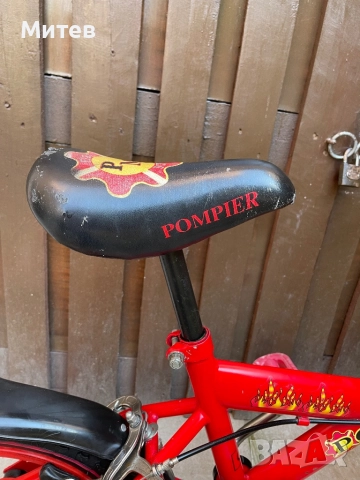 Велосипед Pompier(пожарна)-14”цола, снимка 7 - Детски велосипеди, триколки и коли - 52161466