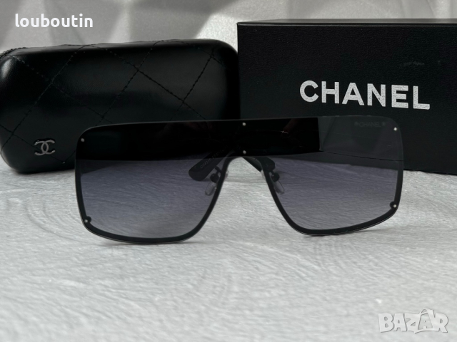 CH дамски слънчеви очила маска с лого, снимка 8 - Слънчеви и диоптрични очила - 44700986