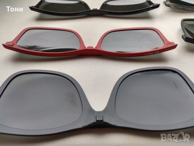 Магнитен клипс / слюда за очила с диоптър / диоптрични рамки, снимка 9 - Слънчеви и диоптрични очила - 31855569