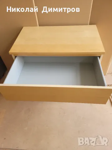 Продавам шкаф фурнир с 3 чекмеджета, снимка 7 - Шкафове - 49853446