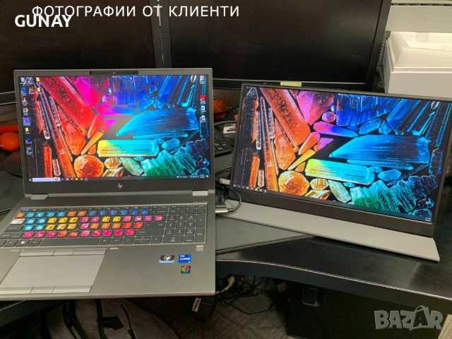 ARWOEIS 15.6 HDR FHD IPS Преносим Монитор 1080P USB-C HDMI за Лаптоп, Raspberry, PS4 PS5 XBOX, снимка 7 - Монитори - 54112888