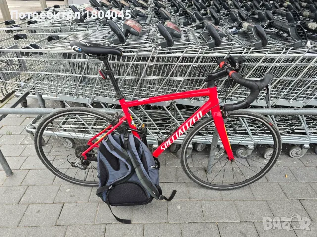 Шосейен велосипед Specialized Allez 2020 (Размер М/54) | Claris 2x8 | Висок клас гуми Roubaix Pro