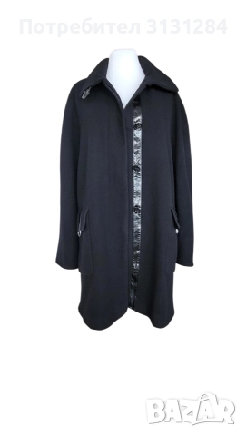 Италианско дизайнерско Elena Miro дамско вьлно палто Италия