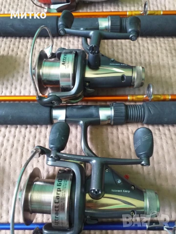 Комплекти силови пръчки 2,70м с макари, снимка 9 - Въдици - 51100633