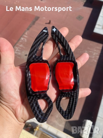 Карбонови пера за волан Vw DSG GTI Golf R36 R32 Highline, снимка 2 - Аксесоари и консумативи - 52014534