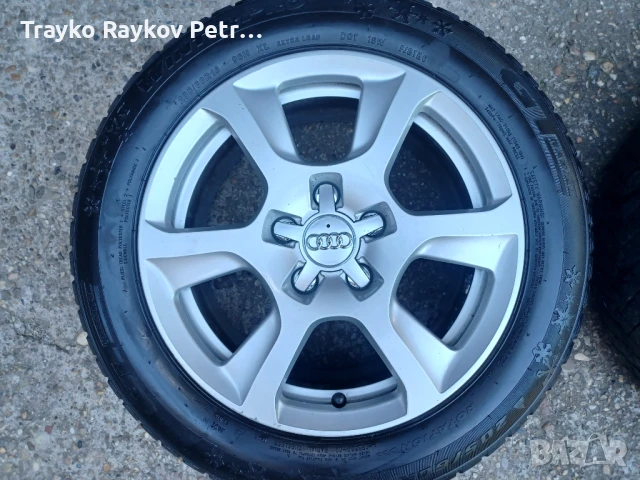 Джанти Audi 5x112 16 цола, снимка 3 - Гуми и джанти - 50002234