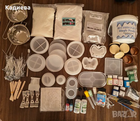 материали за изработка на свещи и гипсови отливки, снимка 2 - Други - 55508276