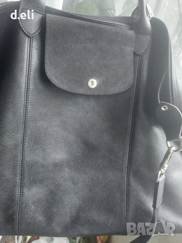 Longchamp Original 100% Кожа Страхотен голям кожен сак, снимка 9 - Сакове - 49463627