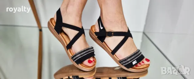 Nike черни дамски сандали , снимка 4 - Сандали - 50349919