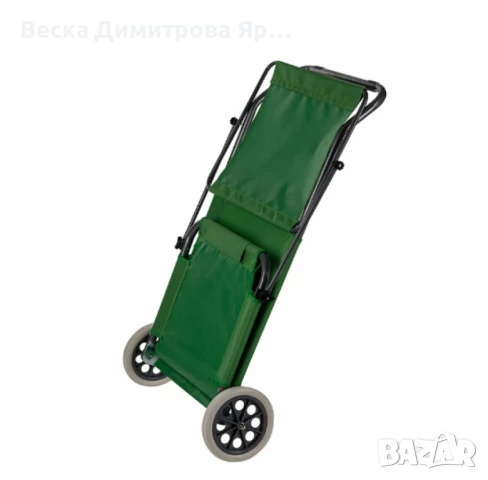 Сгъваем шезлонг с колела, Muhler, 147x52xH24 cm, снимка 2 - Къмпинг мебели - 51312047