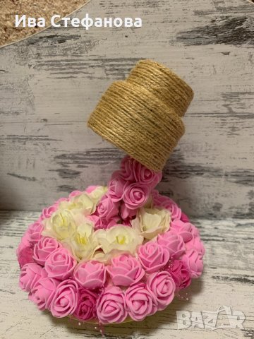 Романтичен подарък за влюбените Свети Валентин 3D чаша от рози, снимка 2 - Романтични подаръци - 31498269