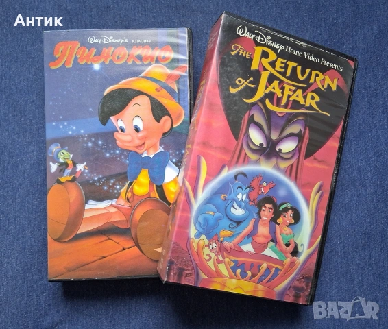Видеокасети VHS Завръщането на Джафар Пинокио Анимация, снимка 2 - Други жанрове - 53961504