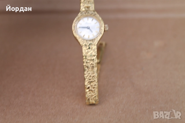 Швейцарски позлатен дамски часовник 'Reno'  /17 камъка/, снимка 2 - Дамски - 51811131