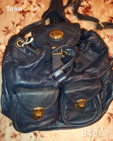 BELLINI DELUXE Оригинал Нова Кожена Дамска Раница , снимка 2 - Раници - 52418743