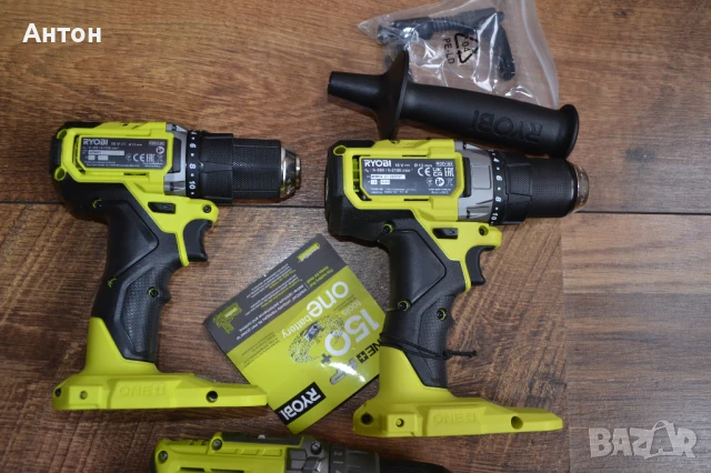 Нови, акумулаторени винтоверти Ryobi 18V, от 99лв, снимка 3 - Винтоверти - 51417897