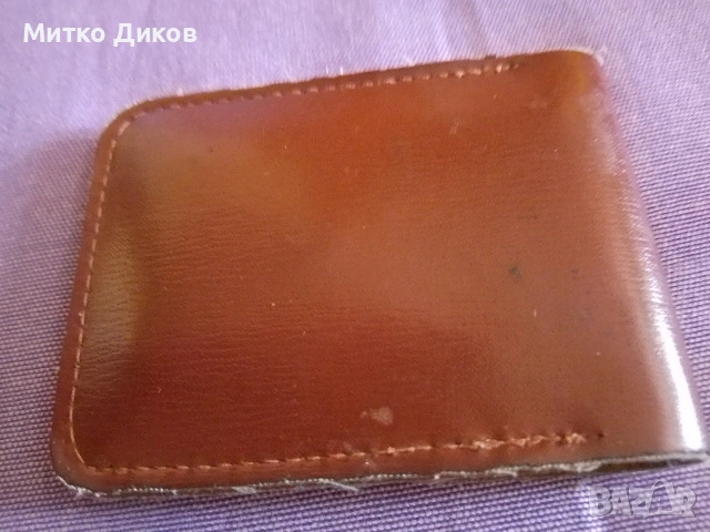 Калъвче с копче естествена кожа 97х73мм за стотинки или документи, снимка 9 - Портфейли, портмонета - 26719435