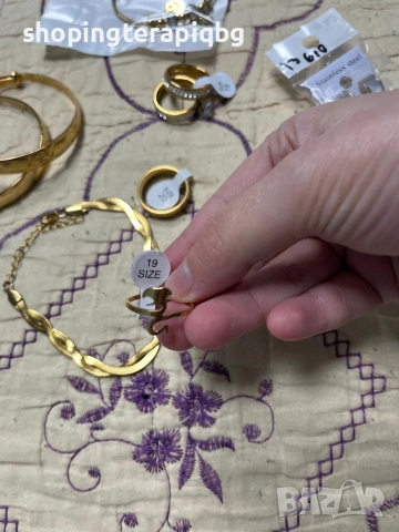 Лот нови бижута от неръждаема стомана , снимка 3 - Бижутерийни комплекти - 53946922