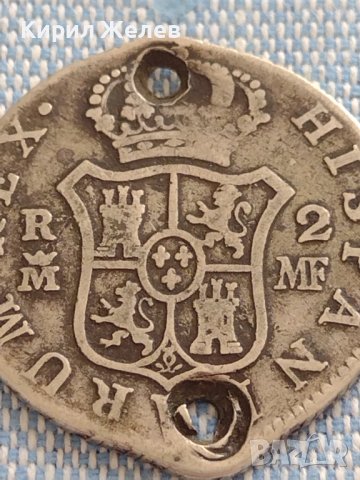 Сребърна монета 2 реала 1795г. Карлос IV Мадрид Испания 13640, снимка 7 - Нумизматика и бонистика - 42915094