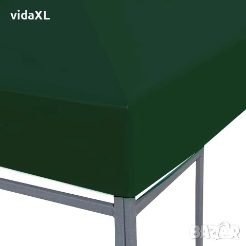 vidaXL Покрив за шатра, 310 г/м², 3x3 м, зелен, снимка 2 - Палатки - 56147628
