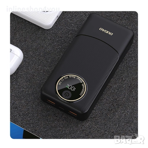 Външна батерия Powerbank Dudao K12Pro 22.5W PD 20000mAh USB-A, USB-C - black, снимка 3 - Външни батерии - 52554097