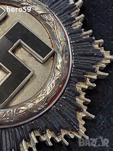 WW2 Орден на немски кръст,сребърен за военна заслуга(Deutsches Kreuz in Silber)орден,медал, снимка 10 - Колекции - 38054744