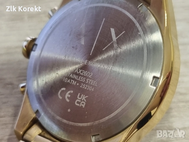 Мъжки часовник в златисто ARMANI EXCHANGE, снимка 10 - Мъжки - 54193074