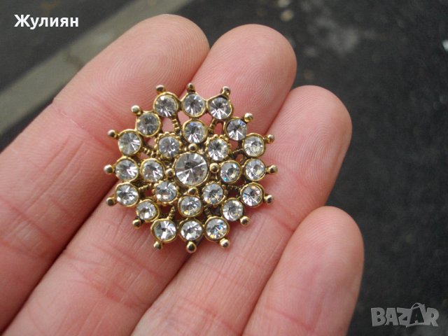 СТАРА БРОШКА, снимка 2 - Антикварни и старинни предмети - 39305307