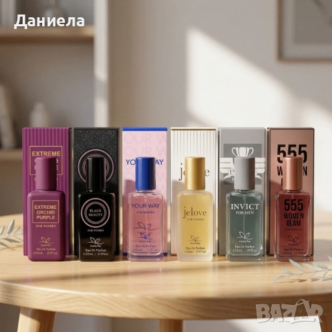 Комплект от 6 броя луксозни парфюма по 22мл – разнообразие от аромати за всеки повод, снимка 5 - Унисекс парфюми - 53916110