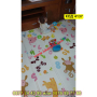 Сгъваемо детско килимче за игра, топлоизолиращо 180x200x1cm - Жираф и Цифри - КОД 4137, снимка 3