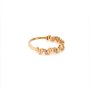 Златен дамски пръстен 1,42гр. размер:56 14кр. проба:585 модел:20012-2, снимка 3