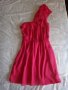 Нова розова рокля с едно рамо, снимка 6