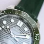 Мъжки часовник OMEGA Seamaster Diver 300M Green с автоматичен механизъм, снимка 5
