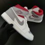 Нови Оригинални Обувки Размер 41 Nike Air Jordan 1 Mid Past Present Future Маратонки Кецове Shoes , снимка 2