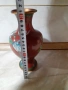 Cloisonne Клоазоне стара красива ваза бронз клетъчен емайл, снимка 8