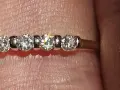 18К ЗЛАТЕН ПРЪСТЕН С ДИАМАНТИ СЕРТИФИКАТ , снимка 13