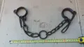 масивни ковани възрожденски окови, белезници, пранги , снимка 7