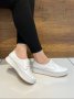 Дамски спортни обувки от естествена кожа с връзки , снимка 1 - Дамски ежедневни обувки - 36795860