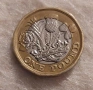 Елизавета 2 2017г one pound, снимка 2