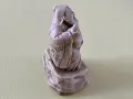 Винтидж фигурка Окимоно  в японски стил — изкуствена слонова кост, мъдър старейшина с тиква, снимка 4