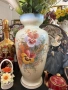 Made in France Napoleon III Hand Painted Opaline Vase with Yellow Bottom Bandage, c1890 Код P2112, снимка 7