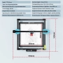 Машина за лазерно гравиране и изрязване TwoTrees 10W, снимка 8