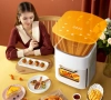 Фритюрник с горещ въздух (Air Fryer) – трислоен, супер голям капацитет . Черен и бял, снимка 5